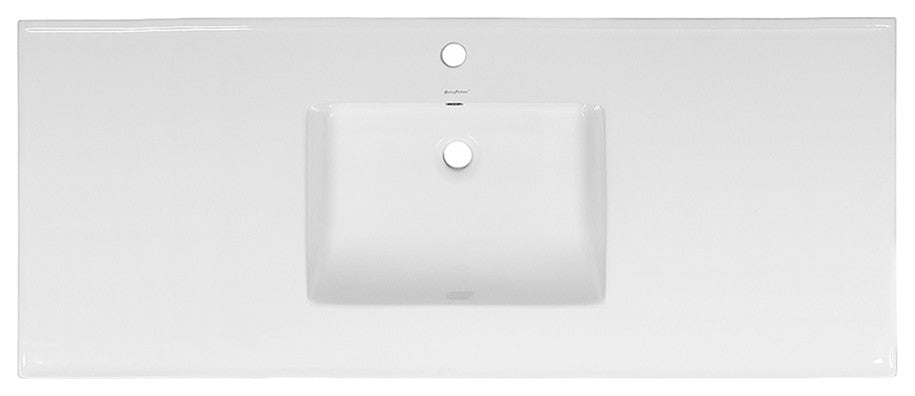 Voltaire 49" Vanity Top Sink with Single Faucet Hole