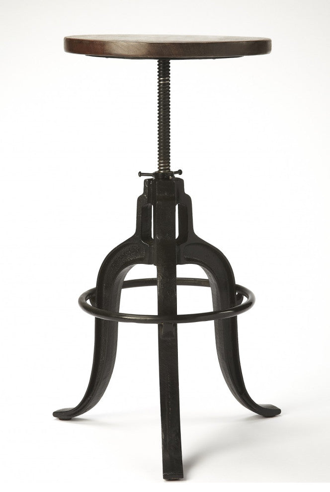 Iron Revolving Bar Stool