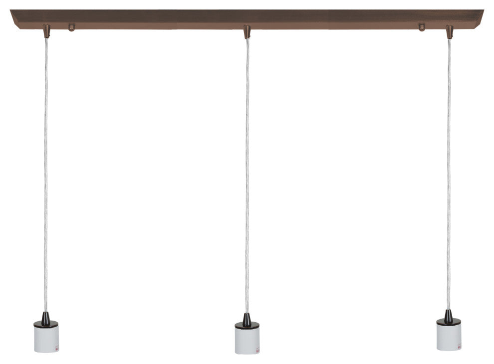 ACCESS LIGHTING 52023LEDDFCLP-ORB 3-Light Bar Pendant Assembly Oil Rubbed Bronze