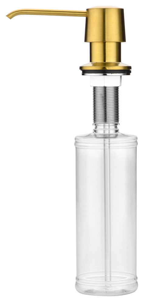 Kitchen Soap/Lotion Pump Dispenser, Brushed Gold