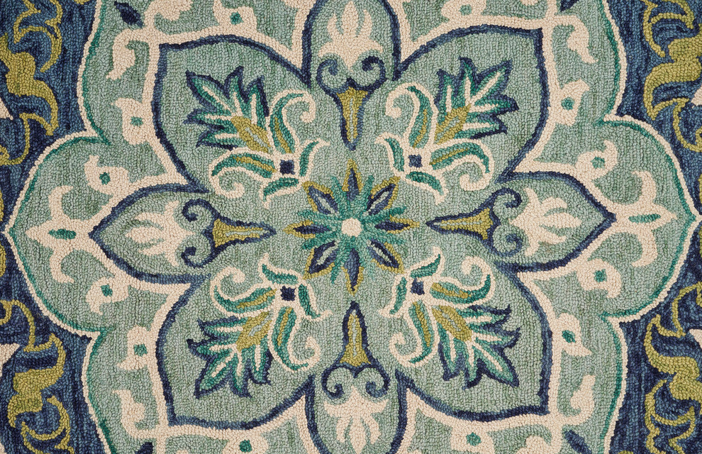 Floret Medallion Area Rug