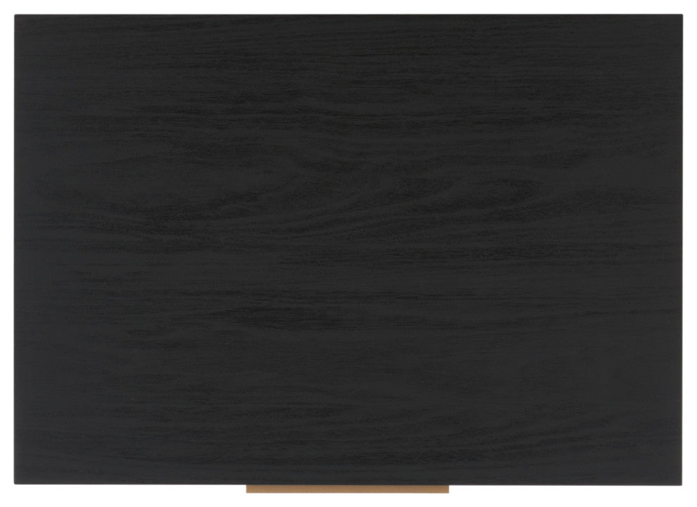 Safavieh Lylia 2 Drawer Nightstand, Black