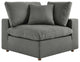 Gray Commix Down Filled Overstuffed 6 Piece Sectional Sofa Set