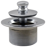 Twist & Close 1.5" Npsm Coarse Thread Bath Drain In Polished Chrome
