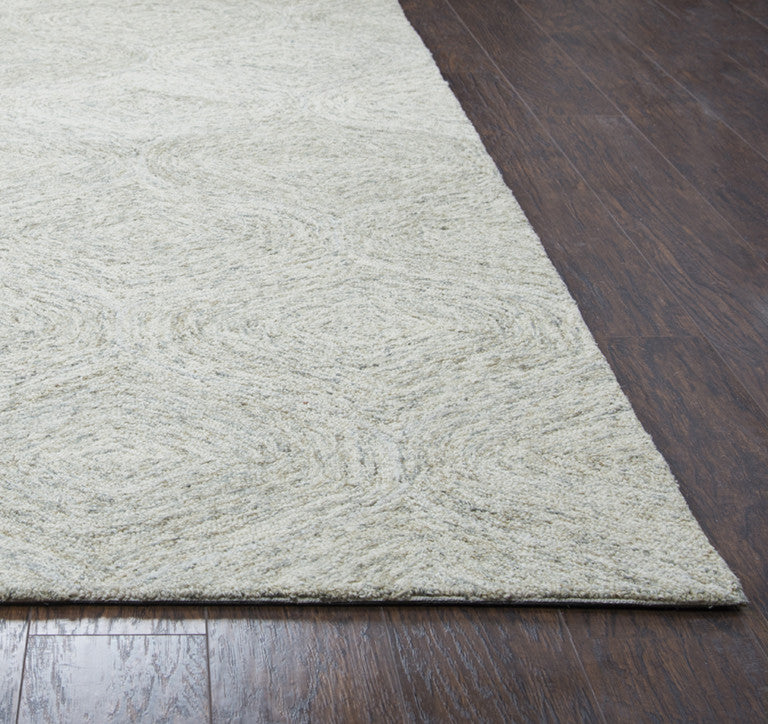 Rizzy Home Brindleton BR365A Beige Trellis Area Rug, Rectangular 8'x10'