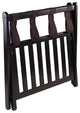 Reese Luggage Rack With Shelf, Espresso