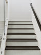 Woven Look Mixed Chevron Peel and Stick Stair Riser Strips, Sage, 48"w X 6"h, 6 Pack