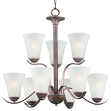 Maxim 12076FT Vital 9 Light 26"W Chandelier - Oil Rubbed Bronze