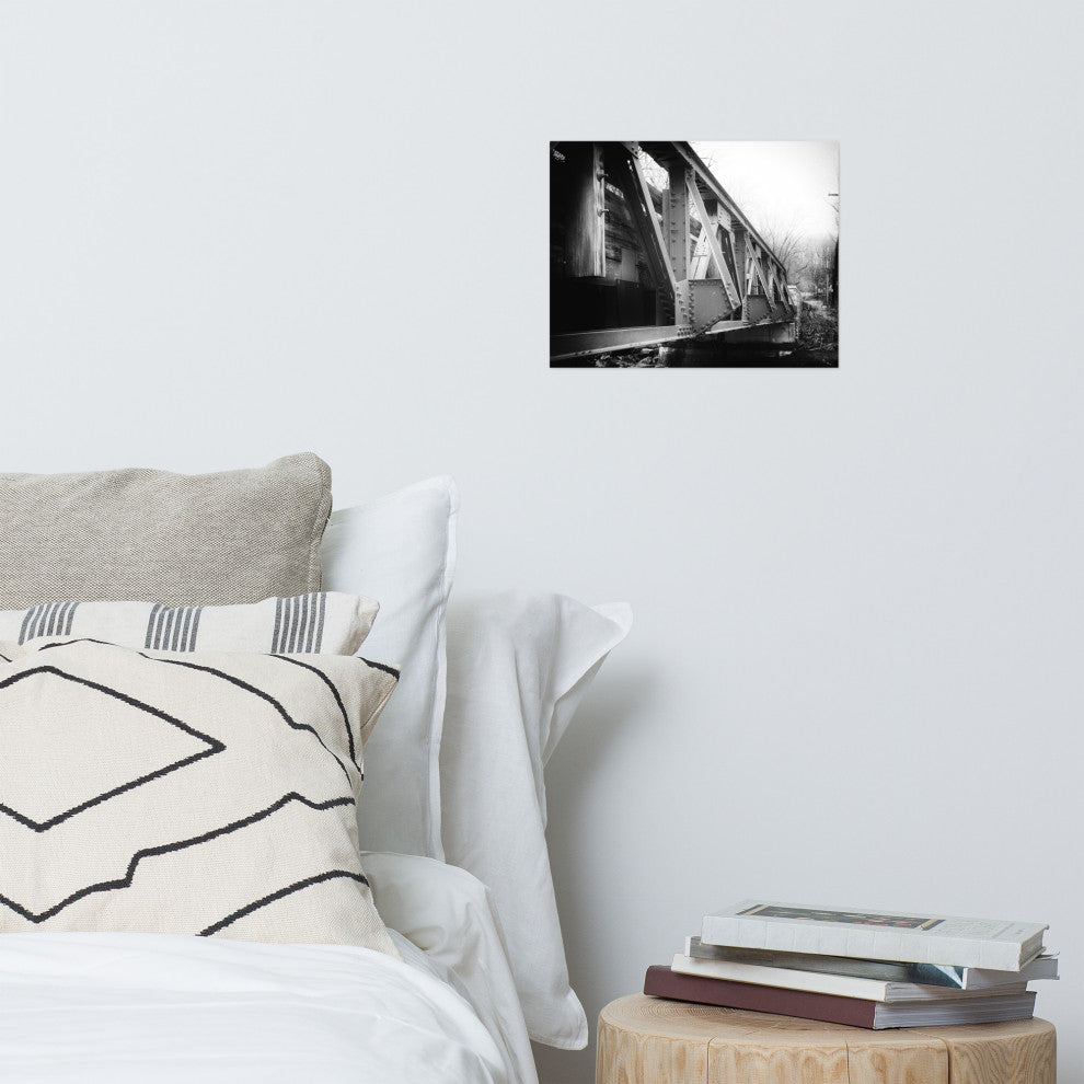White Clay Creek Bridge Landscape Photo Unframed Wall Art Print, 11" X 14"