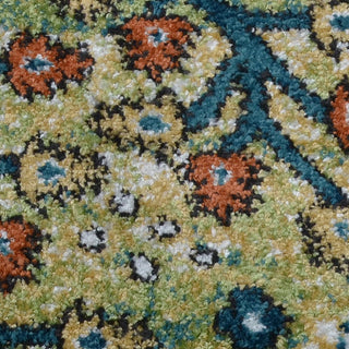 MACHINE MADE HEATSET POLYPROPYLENE AREA RUGS -Multicolor,Contemporary Design, [Rectangle] 4'x6'