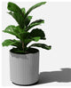 Veradek Demi Series Planter, Gray, 16", 1 Pack