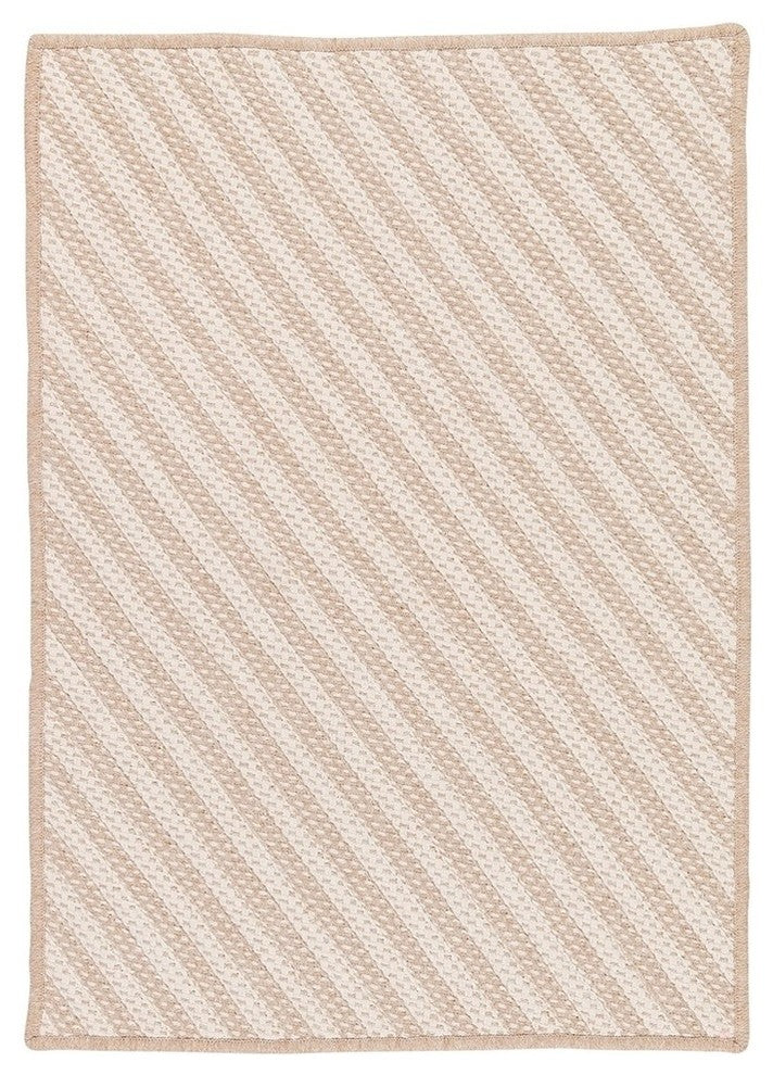 Colonial Mills Blue Hill BI81 Natural Contemporary Area Rug, Rectangular 3'x5'