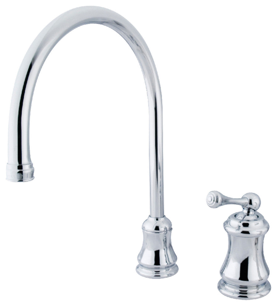 Kingston Brass Single-Handle Kitchen Faucet, Polished Chrome