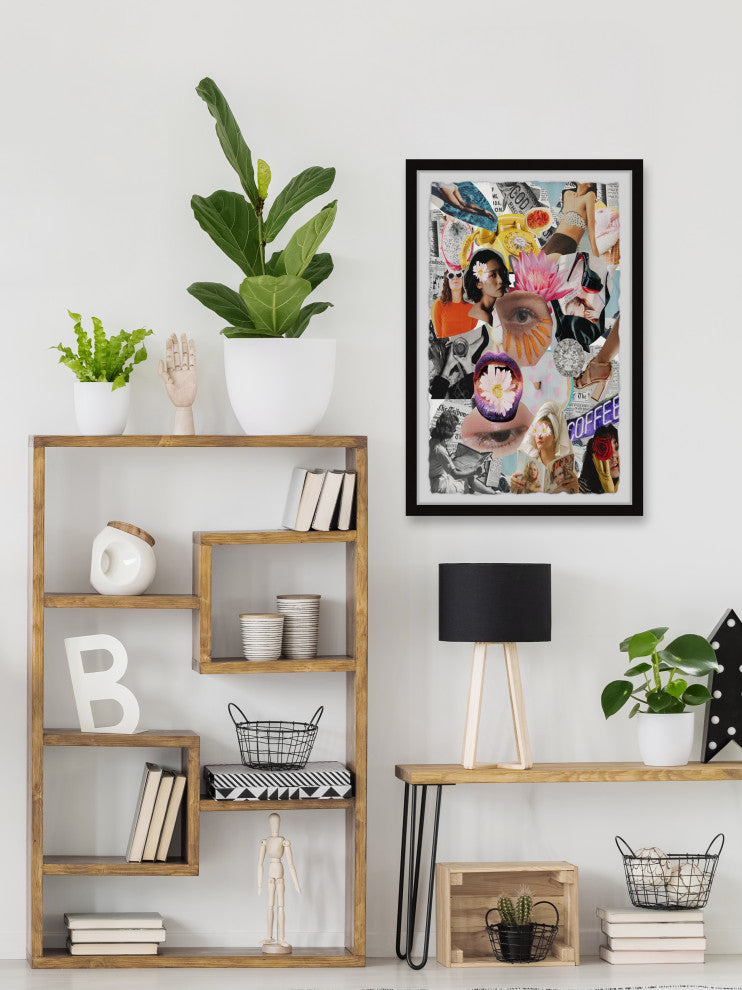 "Good Coffee" Framed Painting Print, 30x45