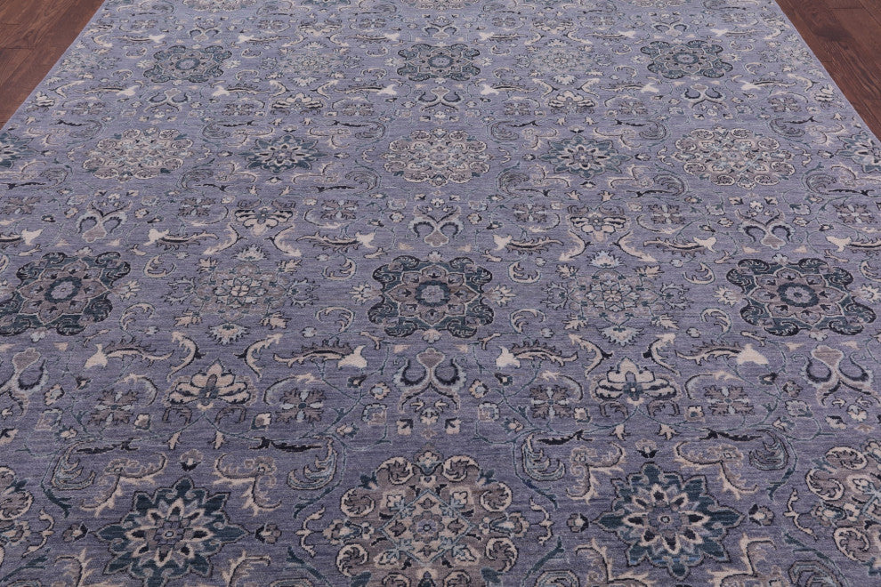 8' 8" X 11' 9" Persian Tabriz Hand Knotted Wool Rug - Q13750