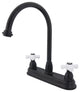 Kingston Brass Centerset Kitchen Faucet, Oil Rubbed Bronze