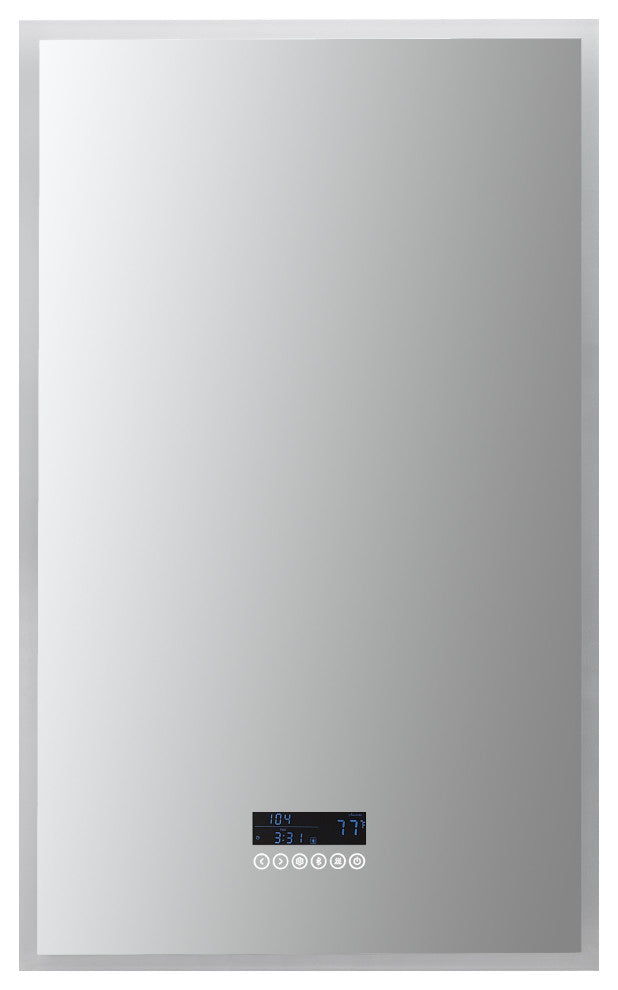 Immersion LED Frameless Mirror, 24"