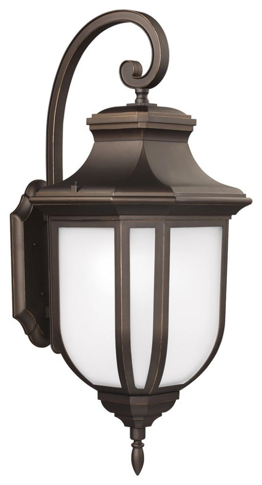 Sea Gull Childress Medium 1-LT Outdoor Wall Lantern 8636301-71 - Antique Bronze