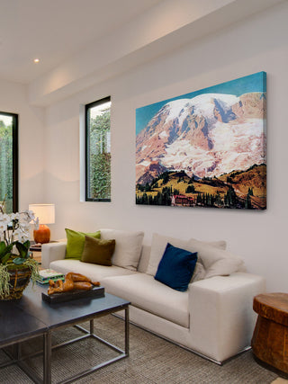 "Mt. Rainier" Painting Print on Wrapped Canvas