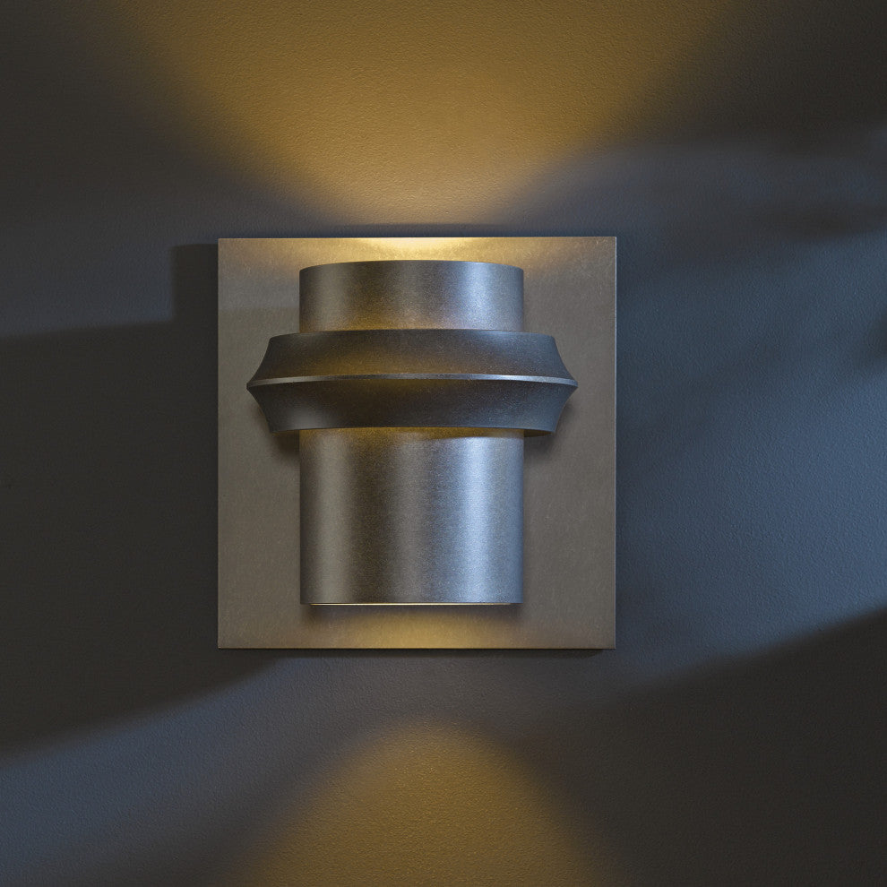 Twilight Large Dark Sky Friendly Outdoor Sconce, Coastal Dark Smoke Finish