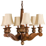34W Kendall 6 LT Chandelier