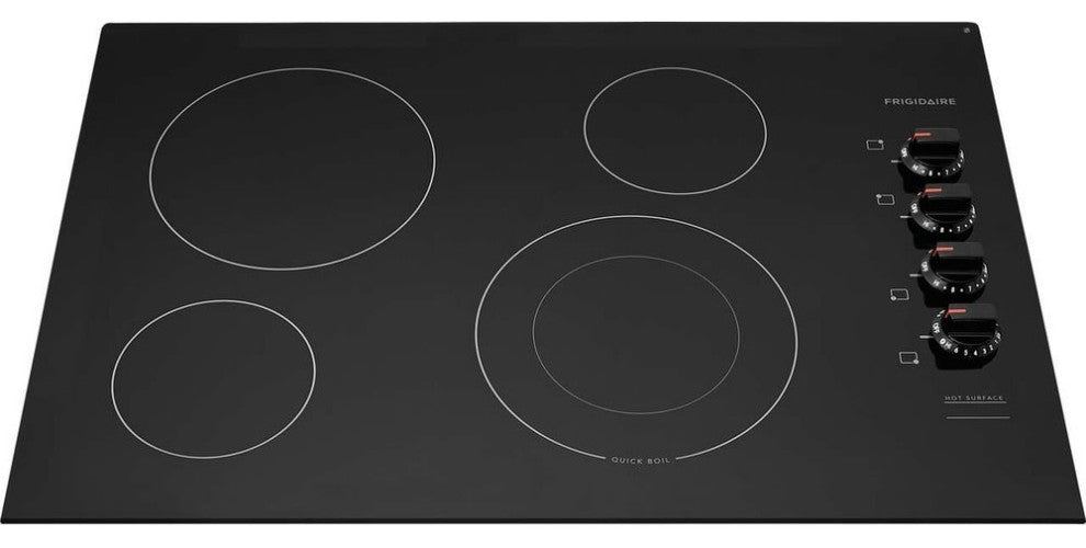 Frigidaire FFEC3025U 31"W 4 Burner Electric Cooktop - Black