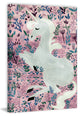 "Silky White" Painting Print on Wrapped Canvas, 16"x24"