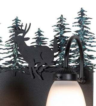 27 Wide Deer 3 Light Vanity Light
