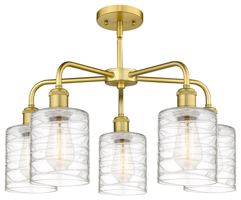 Innovations Lighting 516-5CR-15-23 Cobbleskill Chandelier - Oil Rubbed Bronze /