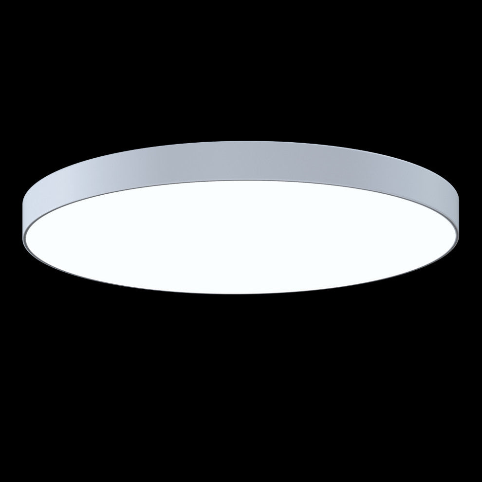 Sonneman 3748-30-30 Pi 30"W LED Flush Mount Drum Ceiling Fixture - Satin Black
