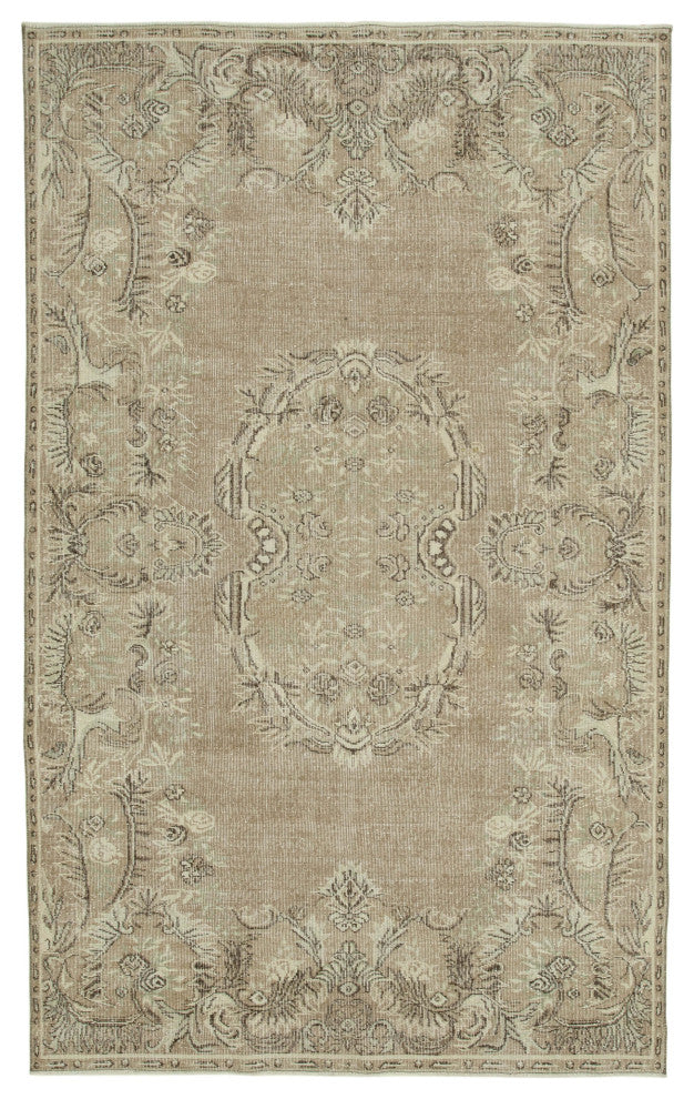 Rug N Carpet - Handwoven Anatolian 6' 1" x 9' 9" Contemporary Area Rug