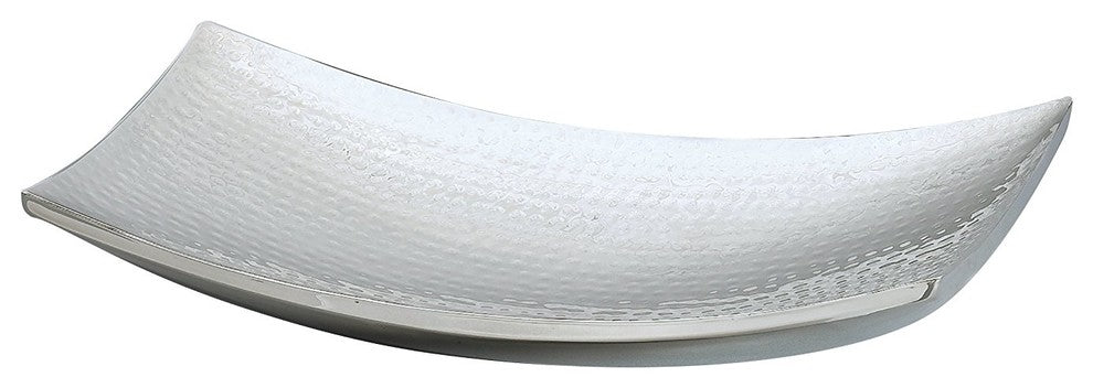 Elegance Curve Tray Hammered