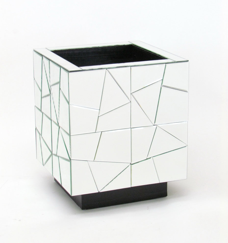 Beveled Mirror Pedestal
