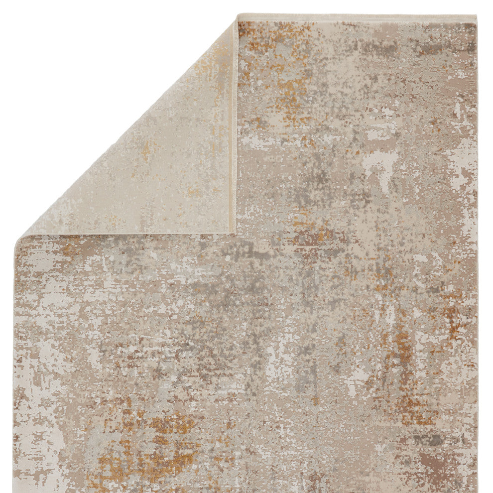 Jaipur Living Henson Abstract Gray/ Gold Area Rug, 5'x8'