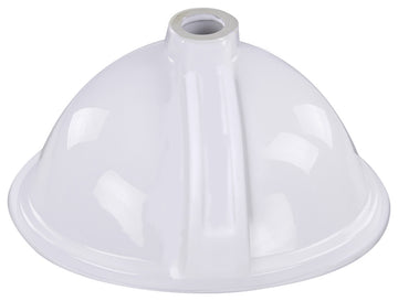 13"X 10"Glazed Bottom Undermount Ceramic Sink