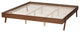 Margot Ash Walnut Wood Bed Frame, Queen