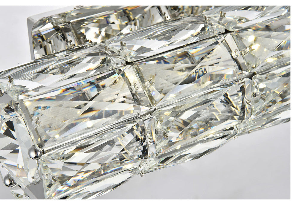 Valetta Integrated LED Chip Light Chrome Wall Sconce