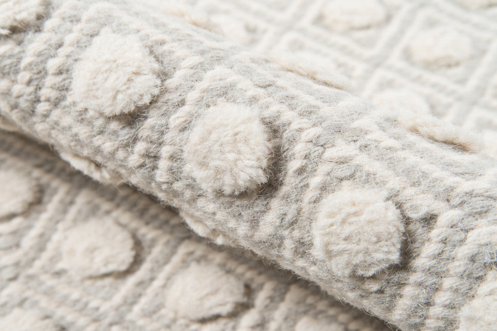 Erin Gates by Momeni Langdon Windsor Gray Hand Woven Wool Area Rug 5'x8'