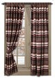 Old West Stripe Tab Drape Set