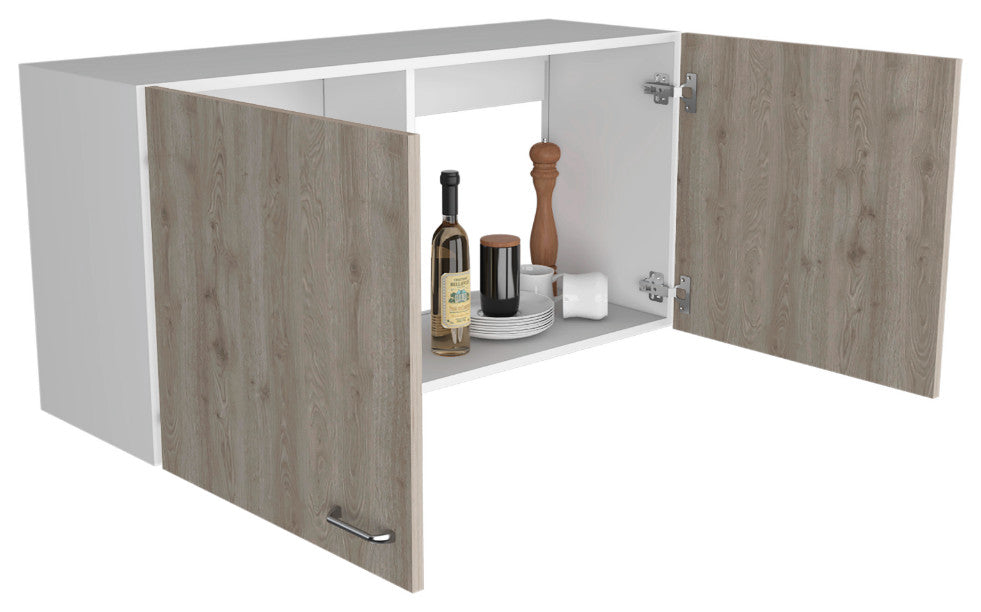 Wall Cabinet Toran, Kitchen, White / Light Gray