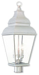 Exeter Post-Top Lantern, Brushed Nickel