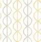 Banning Stripe Honey Geometric Wallpaper Bolt