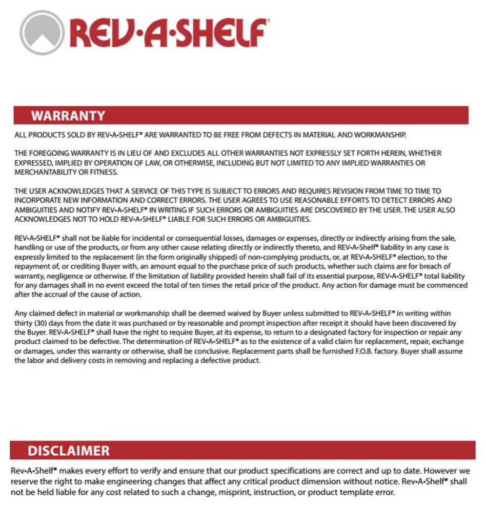 Cloth Hamper Bag Insert For Rev-A-Shelf Closet Baskets, 22"Wx12-1/4"D