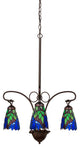 24 Wide Iris 3 Light Chandelier