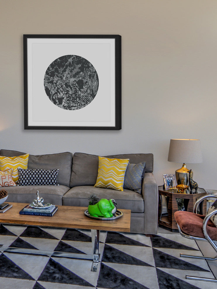Marmont Hill, "Abstraction" by Bryon White Framed Painting Print, 24x24