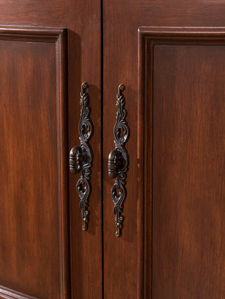 48" Single Bathroom Vanity, Teak Color With ivory white engineered marble, 36