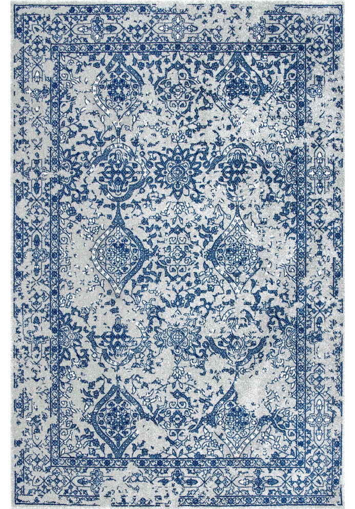 Nuloom Vintage Odell Traditional Transitional Area Rug, Brown 6'7"x9'