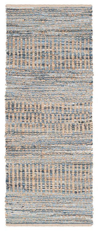 Safavieh Cape Cod Cap353A Natural, Blue Area Rug, 8'0" X 10'0"