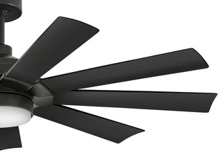 Hinkley Turbine 60" Led Smart Fan, Matte Black