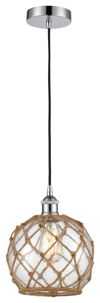 Innovations 616-1P-PC-G122-8RB 1-Light Mini Pendant, Polished Chrome